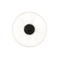 Nástenné hodiny Karlsson Cascara KA6074WH – tichý chod a minimalistický dizajn (50 cm)
